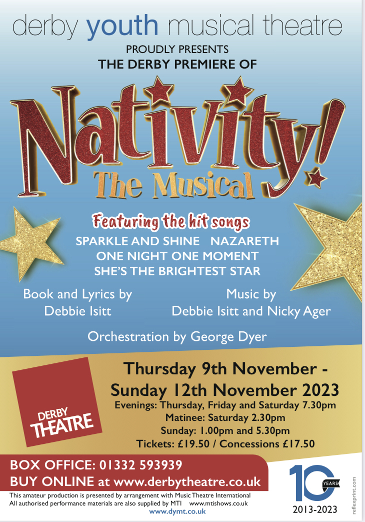 Nativity! The Musical - Derby Youth Musical Theatre - Derby Days Out