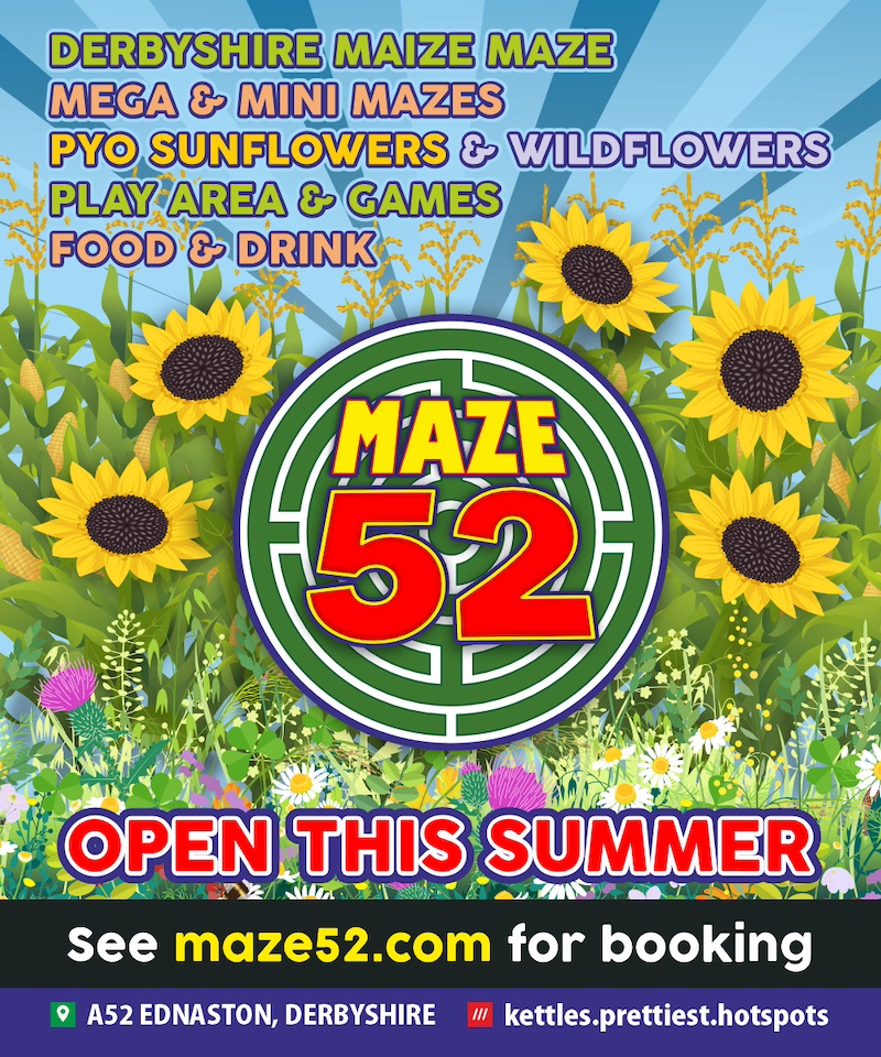 Maze 52 - Maize Maze & PYO Flowers - Derby Days Out