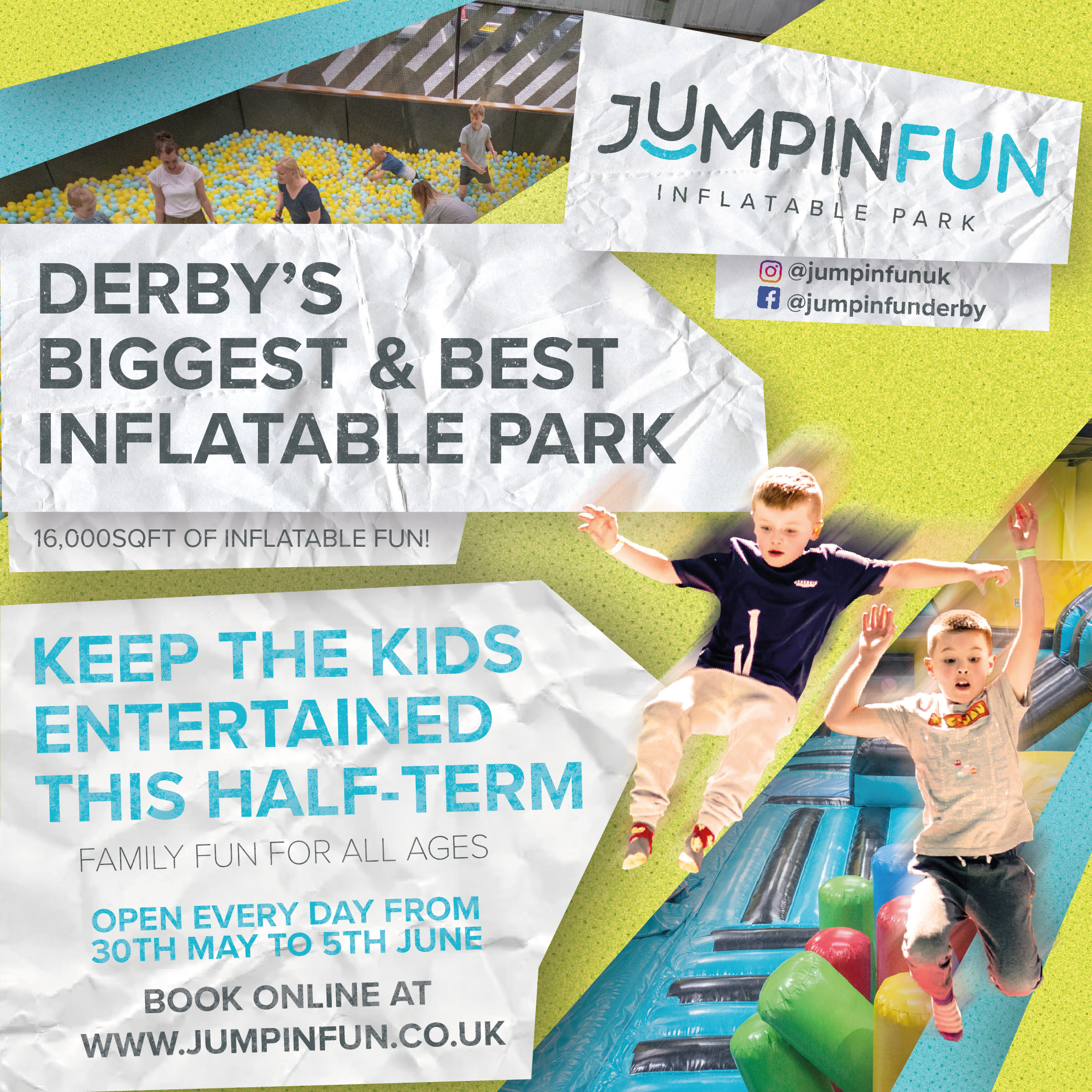 Jumpin Fun Inflatable Park Derby! - Derby Days Out