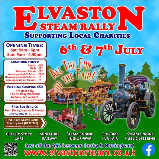 Elvaston Steam Rally - Derby Days Out