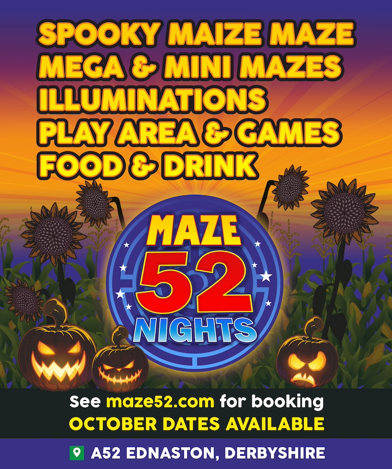 Maze 52 Nights! Spooktacular Halloween Event - Derby Days Out