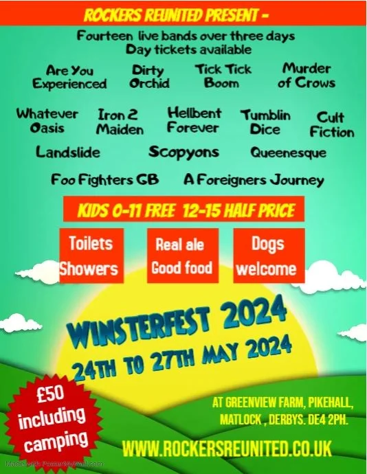 Winsterfest 2024 - Derby Days Out