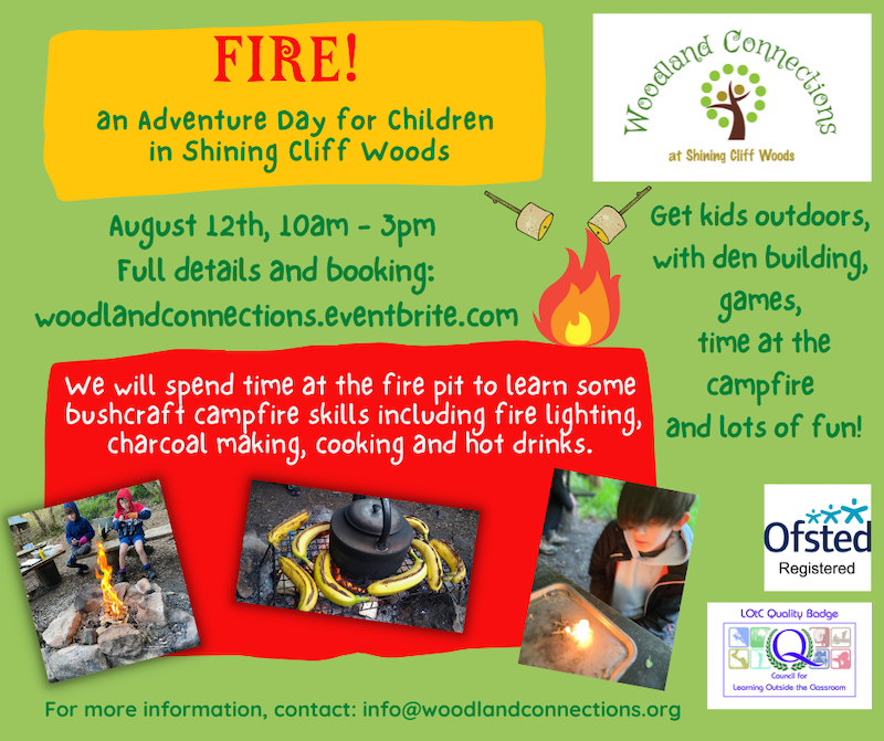 FIRE! A Woodland Adventure Day for Children - Derby Days Out