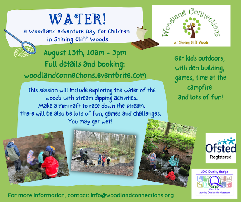 WATER! A Woodland Adventure Day for Children - Derby Days Out