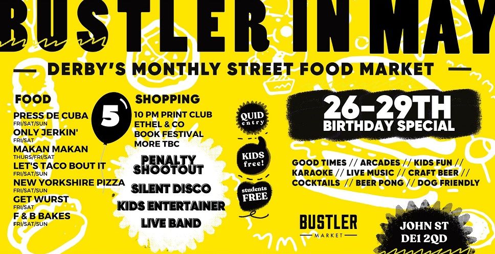 Bustler Market - Big Birthday Bash! - Derby Days Out
