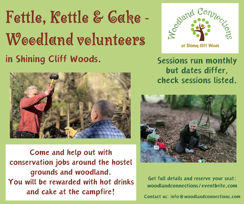 Fettle, Kettle & Cake - Woodland Volunteers - Derby Days Out