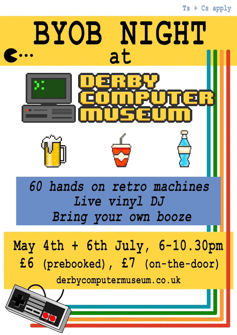 BYOB Night @ Derby Computer Museum - Derby Days Out