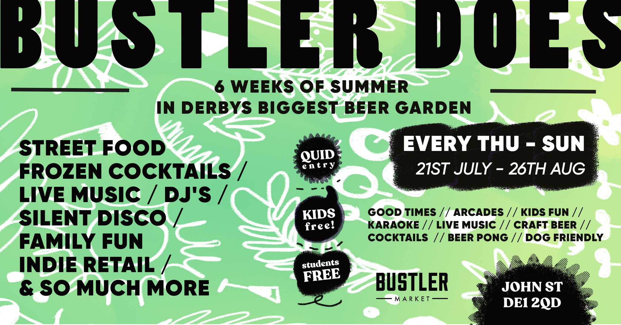 Bustler - Six Weeks of Summer - Week 6 - Derby Days Out