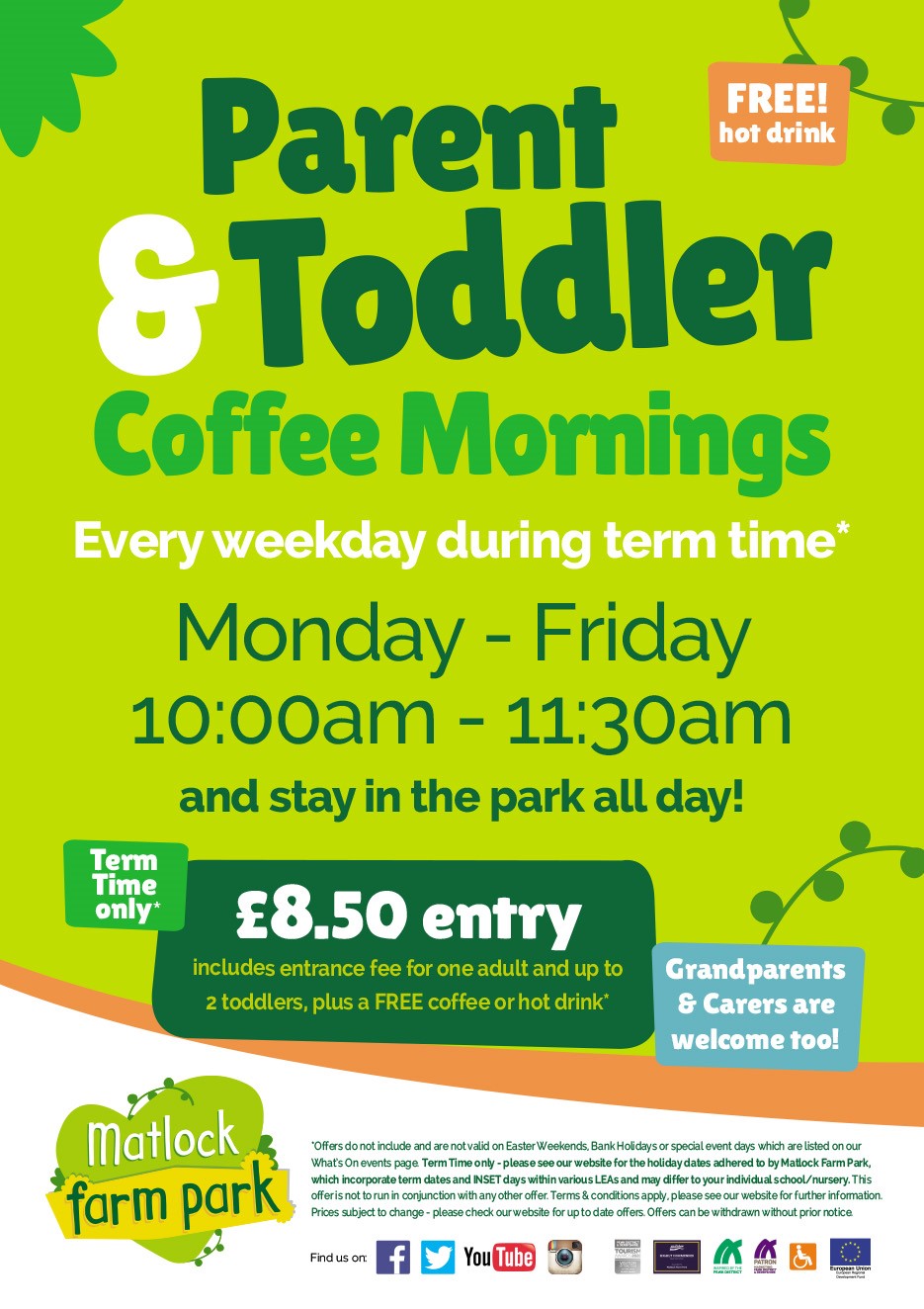 Parents & Toddlers Coffee Morning - Derby Days Out