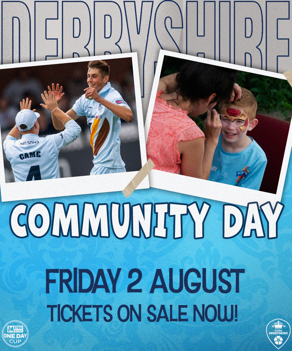 Derbyshire vs Worcestershire Rapids: Community Day - Derby Days Out